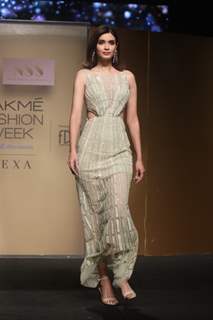 Diana Penty grace the Ramp Walk of Lakme Fashion Week 2022