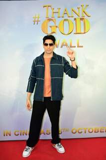 Sidharth Malhotra spotted at special trailer launch of Thank God 