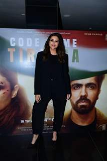 Parineeti Chopra  spotted at screening of Code Name Tiranga 