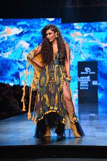 Chitrangda Singh ramp walk as a showstoppers on Day 3 of the Lakme Fashion Week 2022 