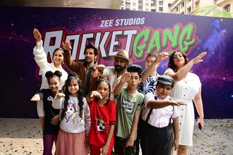 Nikita Dutta, Jayshree Gogoi, Aditya Seal, Dipali Borkar, Bosco Martis, Jason Tham, Siddhant Sharma snapped at Rocket Gang trailer launch