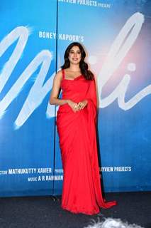 Janhvi Kapoor spotted at the trailer launch of  Mili