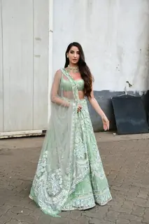 Nora Fatehi spotted on the set of Jhalak Dikhlaa Jaa 10 