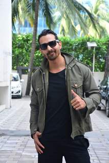 Harshvardhan Rane spotted promoting upcoming film Tara Vs Bilal at T-Series office in Mumbai 