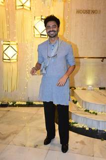 Aparshakti Khurana clicked at the Manish Malhotra's Diwali Party 