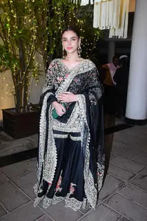 Aditi Rao Hydari clicked at the Manish Malhotra's Diwali Party 