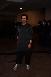 Ayushmaan Khurrana clicked at the Manish Malhotra's Diwali Party 