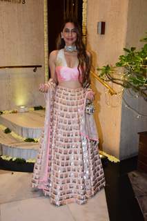 Anusha Dandekar clicked at the Manish Malhotra's Diwali Party 