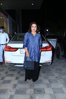 Farah Khan spotted at Double XL screening at T-Series office in Andheri 