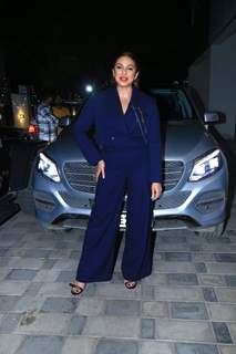 Huma Qureshi spotted at Double XL screening at T-Series office in Andheri 