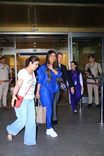 Priyanka Chopra spotted at the Mumbai airport