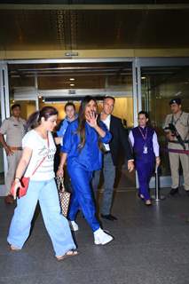 Priyanka Chopra spotted at the Mumbai airport