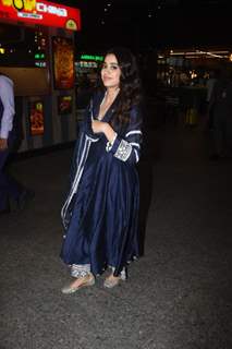 Janhvi Kapoor spotted at the Mumbai airport