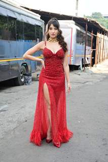 Nora Fatehi spotted on the set of Jhalak Dikhhla Jaa 10 