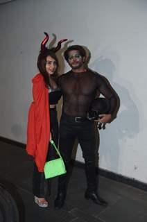 Karanvir Bohra attend Ankita Lokhande's Halloween bash