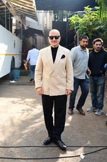 Anupam Kher spotted promoting upcoming film Uunchai