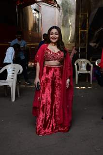 Neha Kakkar spotted on the set of Indian Ideol 13 