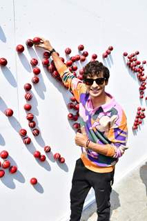Ishaan Khatter snapped at cater road for Puma Event 
