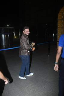 Hindustani Bhau spotted at the Mumbai airport