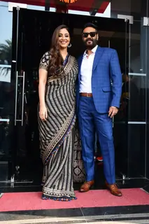 Tabu and Ajay Devgn spotted on the set of Jhalak Dikhhla Jaa 10 