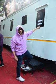 Kartik Aaryan spotted promoting his upcoming film Freddy 