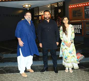 Saif Ali Khan and Saba Ali Khan spotted at Prithvi Theatre in Juhu 