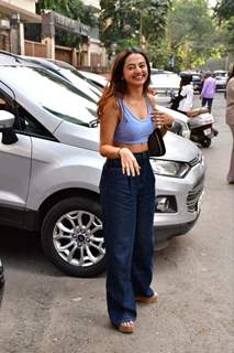 Helly Shah spotted at Farner's cafe in Bandra