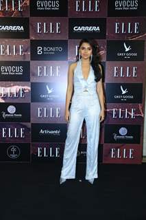 Tejasswi Prakash making us Stop and Stare in a shimmery co-ord set at the Elle Beauty Awards