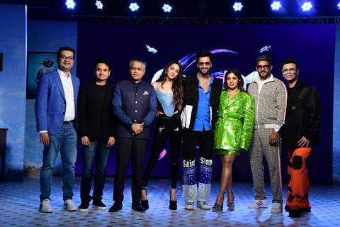 Apoorva Mehta, Ajit Andhare, Kiara Advani, Vicky Kaushal, Bhumi Pednekar, Shashank Khaitan, Karan Johar grace the trailer launch of the Govinda Naam Mera 