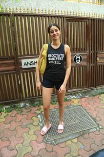 Ananya Panday spotted in Bandra