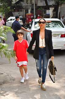 Gauri Khan and AbRam Khan spotted in Bandra