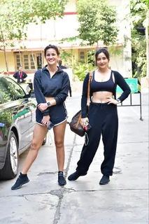 Aisha Sharma, Neha Sharma spotted in Bandra