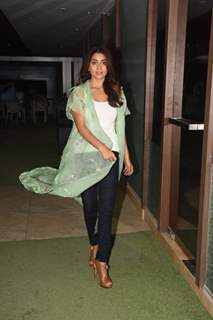 Shriya Saran celebrating success of Drishyam 2 at Panaroma Studios