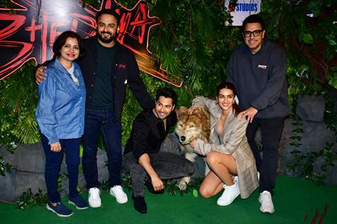Celebrities attend the screening of Bhediya