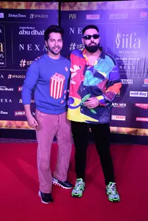 Varun Dhawan and Badshah 