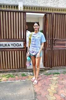Ananya Panday spotted at yoga 