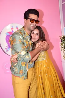 Vicky Kaushal snapped at the chat show Desi Vibes with Shehnaaz Gill’s 