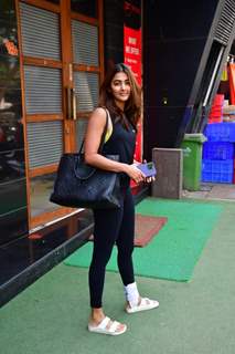Pooja Hegde spotted in Bandra 