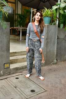 Rhea Chakraborty spotted in Bandra