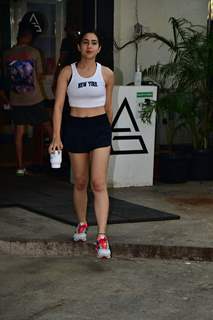 Sara Ali Khan spotted at gym  