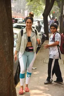 Neha Bhasin spotted in Bandra