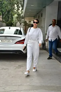 Nora Fatehi spotted Exceed office in Bandra  