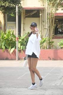 Aisha Sharma spotted in Bandra