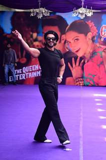 Ranveer Singh snapped at the Song launch of the  ‘Current Laga Re’ from Cirkus