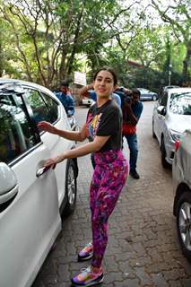     Sara Ali Khan spotted in the city 