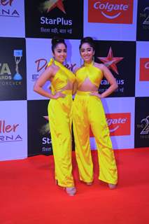 Surabhi and Samriddhi twinned in yellow co-ord sets at the ITA awards