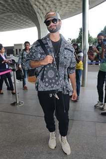Shahid Kapoor spotted at the Mumbai airport