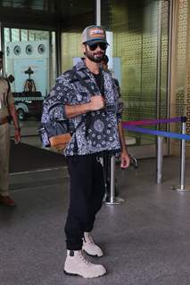 Shahid Kapoor spotted at the Mumbai airport