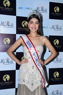 Mrs world Sargam Koushal snapped in Andheri 