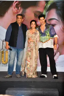 Sidharth Malhotra and Rashmika Mandanna snapped at Mission Majnu song launch